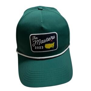 The Master's 2023 Baseball Hat Cap Golf Green Snapback Adjustable O/S NWT